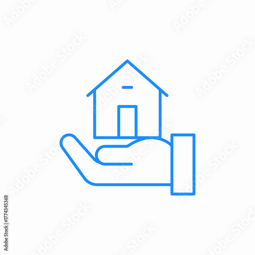 home insurance icon sign vector