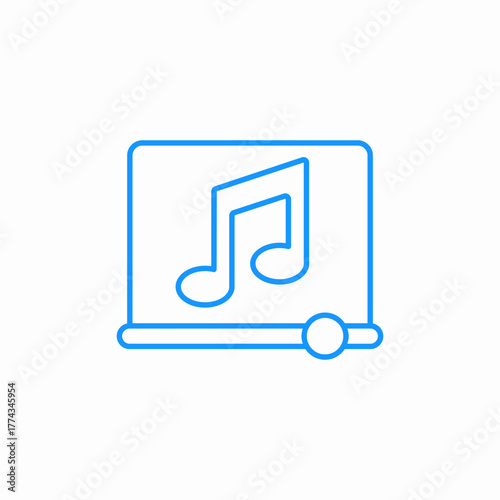 music controls icon sign vector