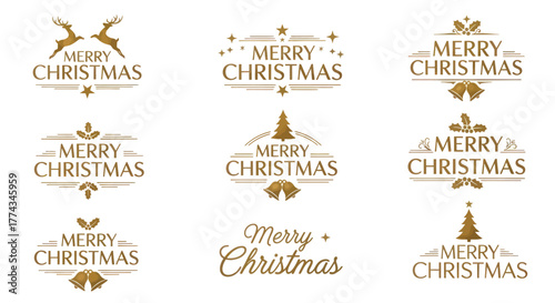 Collection of elegant gold-toned 