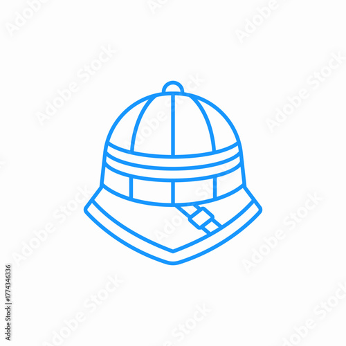 safari hat icon sign vector