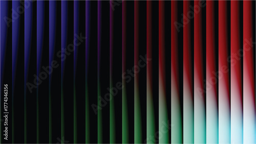 Dark Vertical Gradient Stripes Blue Green Red Keywords: abstract, background, stripe, gradient