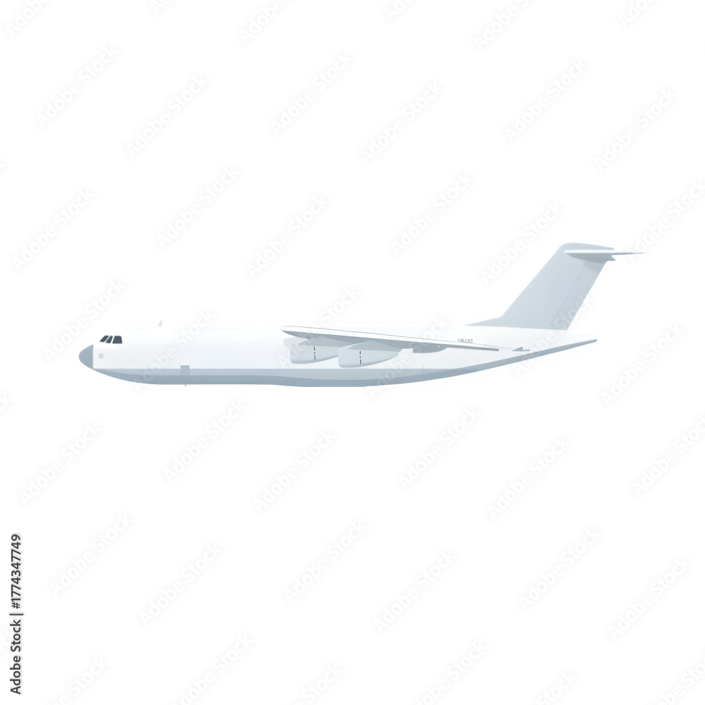 Obraz premium airplane isolated on white
