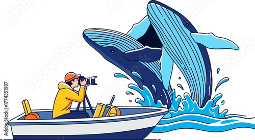 epic marine moment adventurer photographs magnificent whales breaching in wild waters