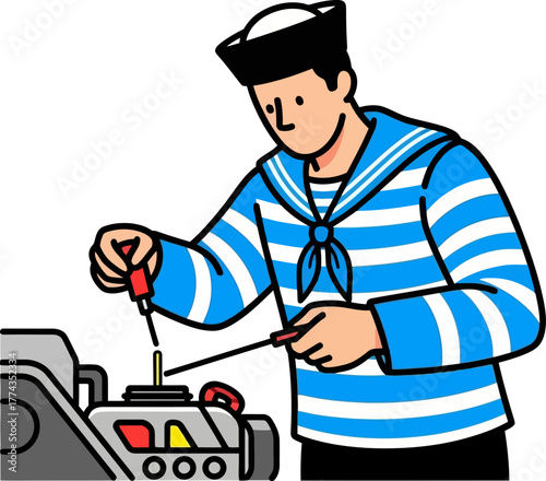 sailor tunes vital machinery, ensuring expeditions remain smooth and journeyready