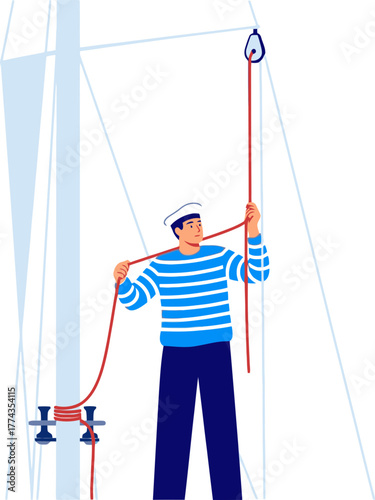 mariners art expertly tending lines for a confident nautical passage