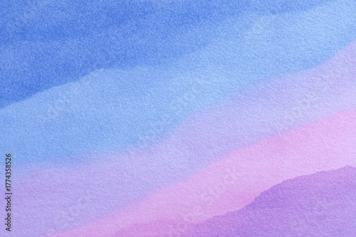 Purple and blue watercolor paper abstract watercolor background