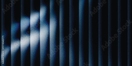 Ribbed glass background with abstract waves and glossy gradient texture. decorative patterns. abstract grainy background, noise texture poster header banner cover