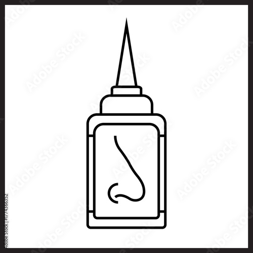 Nasal Spray icon desigbn