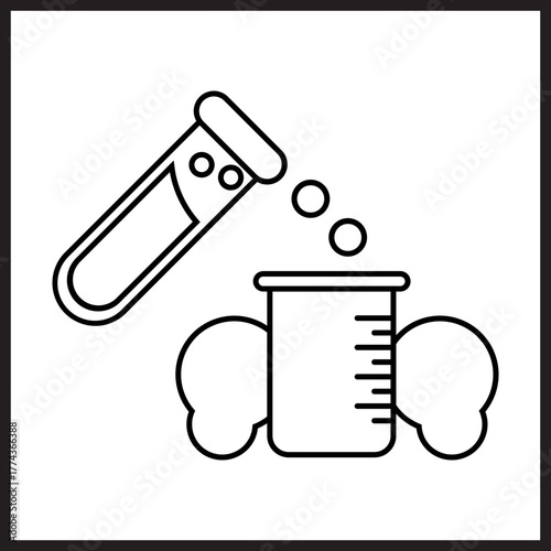Chemical Reaction icon desigbn