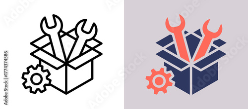 Spare Gear whitegrey icon