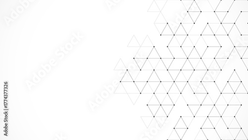 Creative idea of modern design with abstract geometric background. Minimalistic texture with triangles pattern