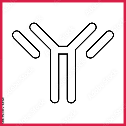 Antibody icon desigbn