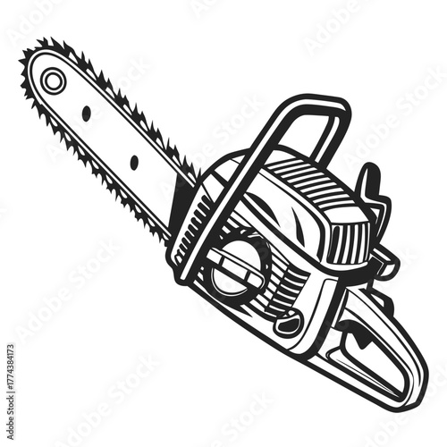 Chainsaw vector image