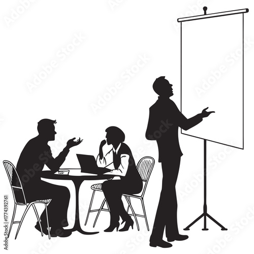 business people in a meeting