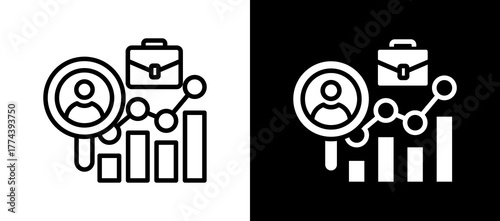 Recruitment Trends lineglyph icon