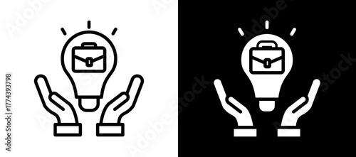 Job Opportunities lineglyph icon