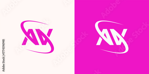 Modern Wordmark Logo with Infinity Symbol