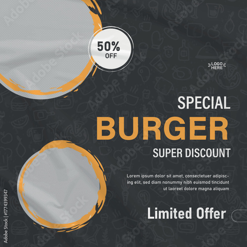 Burgers restaurant instagram posts