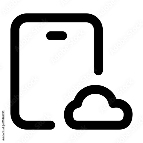 Device config outline icon set