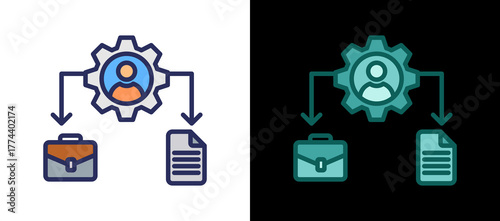 Workforce Planning twinstyle icon