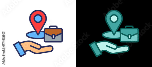 Job Placement twinstyle icon