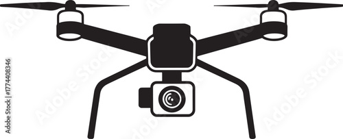drone with camera for aerial photography and videography perspectives