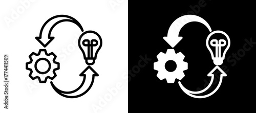 Implementation linemixed icon