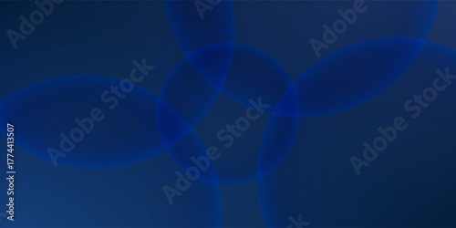 Abstract blue circle background. Vector illustration design for presentation, banner, cover, web, flyer, card, poster, wallpaper, texture, slide eps10