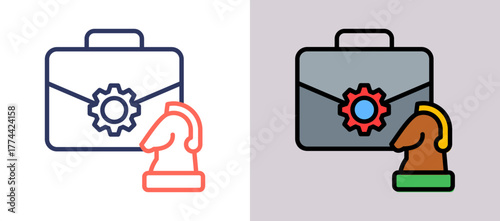 Strategy Development multistyle icon