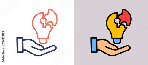 Problem Solving multistyle icon