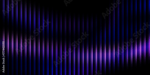Abstract purple light streaks on dark background