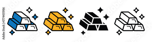 A shiny, solid gold bar or ingot. A powerful symbol of wealth, finance, banking, investment, and precious metals. Great for financial websites, economic news, or luxury concepts.