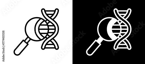 Genetic Testing linemixed icon