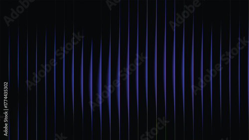 Futuristic Blue Neon Gradient Light Lines Background | Modern Tech Wave Glow Abstract Vector Design