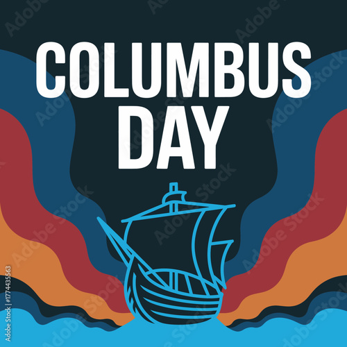 Commemorative graphic design highlighting historical voyages and the spirit of oceanic adventure