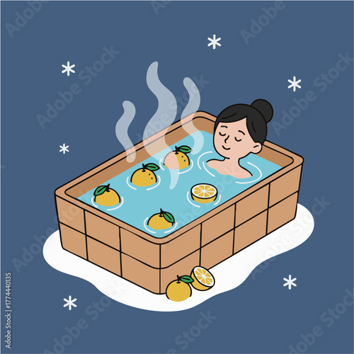 Yuzuyu_WinterJapan_ゆず湯_日本の冬