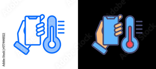 Smart Thermometer multistyle icon