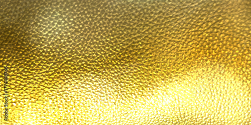Vector gold foil texture background. Abstract gradient bright and shiny light reflection rough texture surface. Vector illustration for background, backdrop, web, wallpaper, print and design artwork.