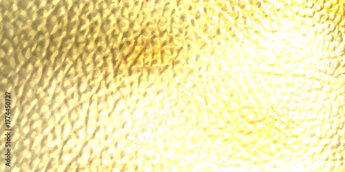 Vector gold foil texture background. Abstract gradient bright and shiny light reflection rough texture surface. Vector illustration for background, backdrop, web, wallpaper, print and design artwork.