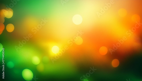 Wallpaper Mural Abstract Bright Background Blurred Orange Green And Yellow Colors Torontodigital.ca