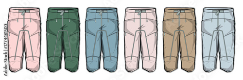 Diverse Color Palette of Fashionable Capris for Women