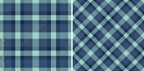Pattern seamless plaid of background textile vector with a check tartan fabric texture. Set in pastel colors for bed sheet designs in bedroom.