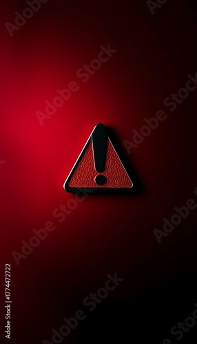 Exclamation mark icon indicating important alerts or danger,  symbol,  notice