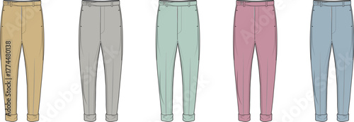 Stylish Colorful Trousers A Fashionable Array of Pastel Pants for Everyday Wear and Style Guide