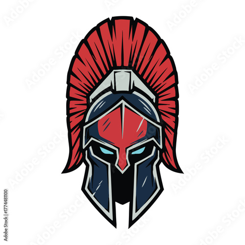 Spartan Helmet Illustration A Powerful Symbol of Ancient Greece and Valor