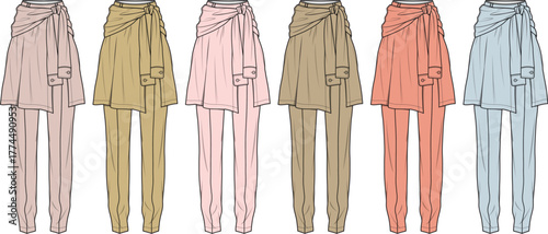 Fashionable Clothing Designs for Women Stylish Outfits and Apparel Concepts in Pastel Colors