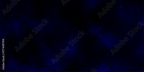 Blue dark grunge texture background of cement plaster wall with cracks, blue grunge background, Beautiful and soft cloudy light blue clouds watercolor background, Ancient blue wall surface textures,