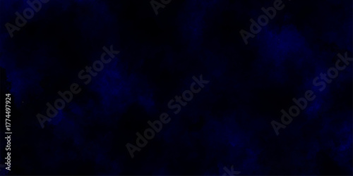 Blue dark grunge texture background of cement plaster wall with cracks, blue grunge background, Beautiful and soft cloudy light blue clouds watercolor background, Ancient blue wall surface textures,