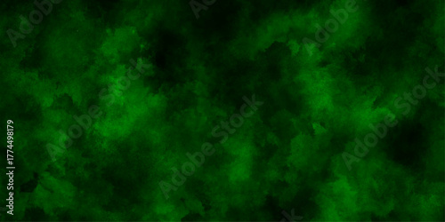 Abstract green grunge background, Toned old stained wood background. Green vintage banner. abstract dark green material rough light dirty texture background ,Green grunge concrete wall background,