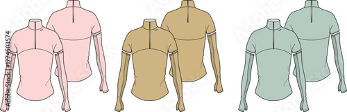 Stylish Apparel Design Collection of Mockup Jackets for Fashion and Clothing Brands